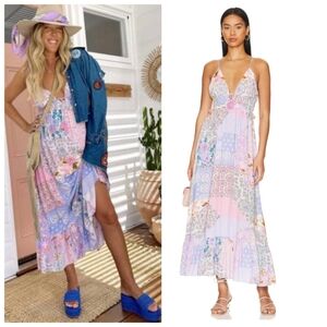 Spell x Revolve Cha Cha Soiree Strappy Dress In Jacaranda Size S New With Tag